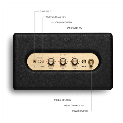 MARSHALL ZOUND ACTON BT III - BLACK Marshall