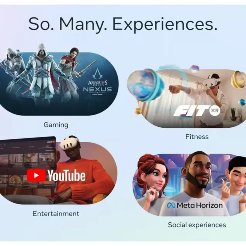 META QUEST 3S 256GB - DIVE INTO MIXED REALITY