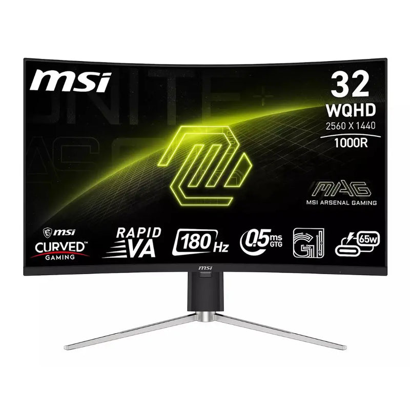 MSI MAG 325CQRF QD E2 - 32in - WQHD - 180Hz - Curved Gaming Monitor Digiland Outlet Store