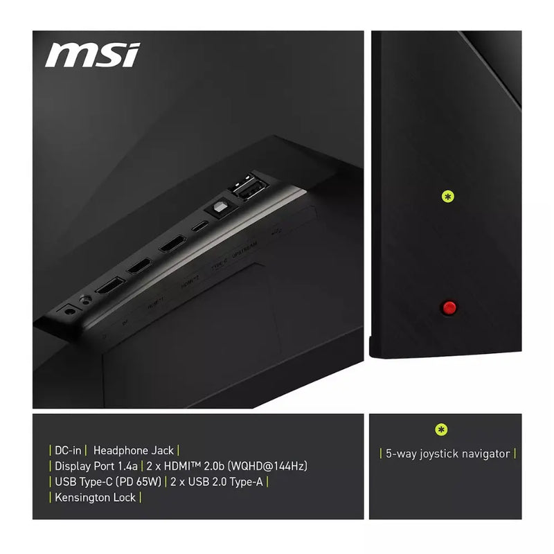 MSI MAG 325CQRF QD E2 - 32in - WQHD - 180Hz - Curved Gaming Monitor Digiland Outlet Store