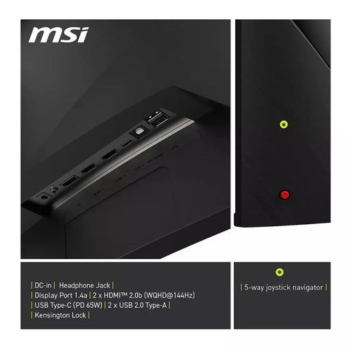 MSI MAG 325CQRF QD E2 - 32in - WQHD - 180Hz - Curved Gaming Monitor Digiland Outlet Store