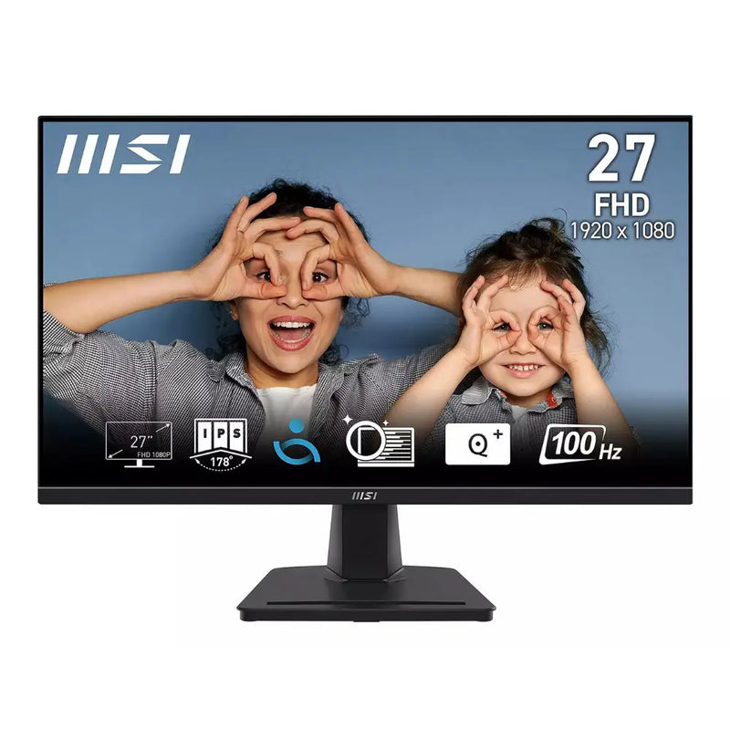 MSI Pro MP275 27 inch, Full HD, 100Hz, IPS, AMD Freesync Flat Monitor with Built-In Speakers Digiland Outlet Store