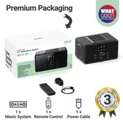 Majority Bard Music System with Internet, DAB and FM Radio Black Digiland Outlet Store