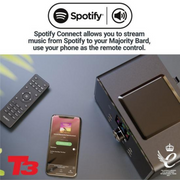 Majority Bard Music System with Internet, DAB and FM Radio Black Digiland Outlet Store