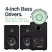 Majority D40 Bookshelf Monitor Speakers Digiland Outlet Store