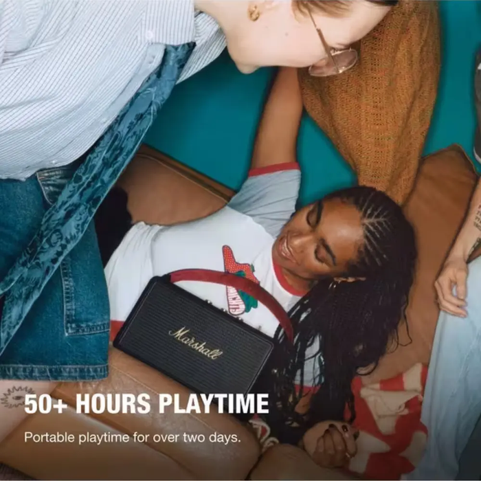 Marshall Kilburn III Portable Bluetooth Speaker BLACK & BRASS