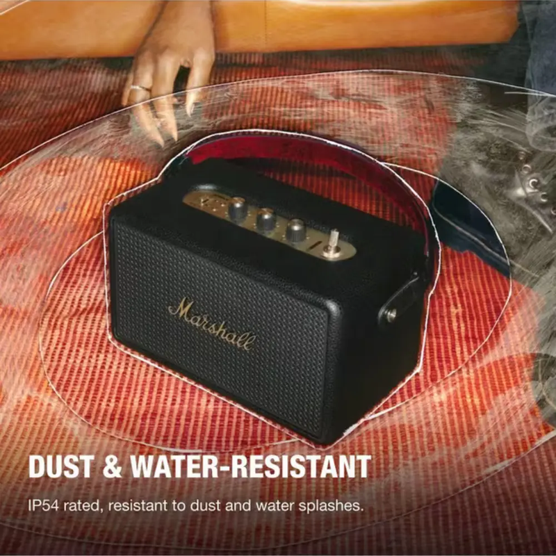 Marshall Kilburn III Portable Bluetooth Speaker BLACK & BRASS