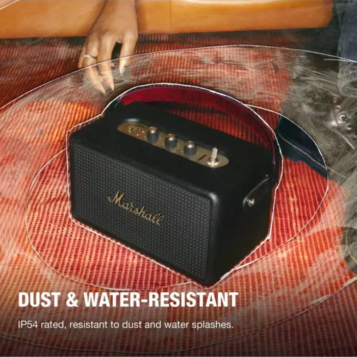 Marshall Kilburn III Portable Bluetooth Speaker BLACK & BRASS