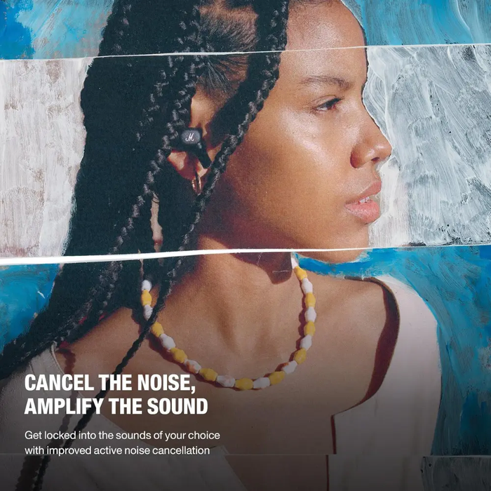 Marshall Motif II ANC - True Wireless Active Noise Cancelling Bluetooth Earbuds – Black