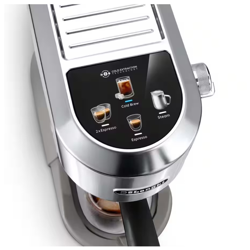 NEW Dedica Duo with Advanced Milk Steam Wand & Cold Brew Option EC890.M Dedica