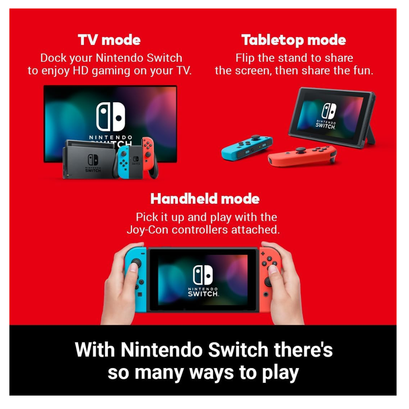 NINTENDO SWITCH CONSOLE NEON Nintendo