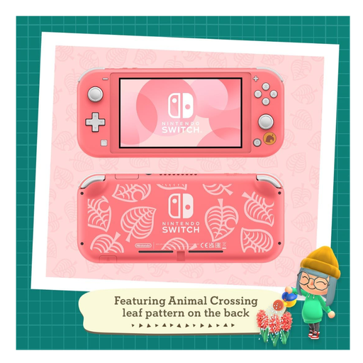 NINTENDO SWITCH LITE CORAL ISABELLE PRE INSTALLED Nintendo