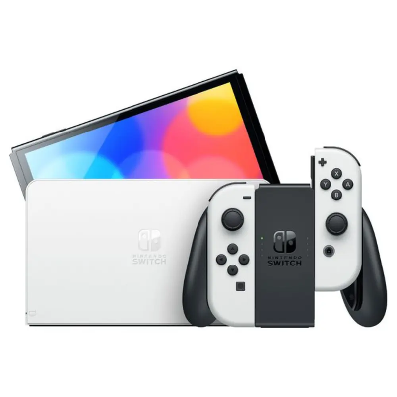 NINTENDO SWITCH OLED CONSOLE 64GB - WHITE