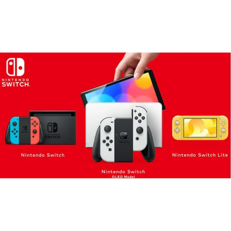 NINTENDO SWITCH OLED CONSOLE 64GB - WHITE