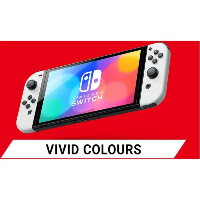 NINTENDO SWITCH OLED CONSOLE 64GB - WHITE