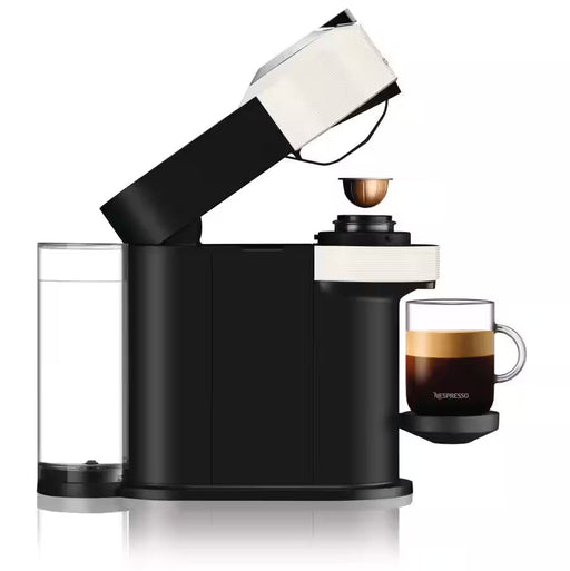 Nespresso Vertuo Next Capsule Coffee Machine with Aeroccino Milk Frother - White -ENV120.WAE De’Longhi