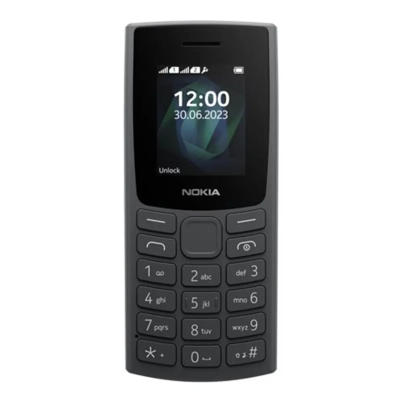 Nokia 105 Dual SIM SIM Free Mobile Phone, Black