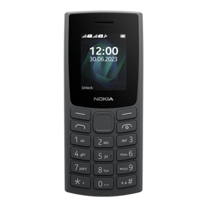 Nokia 105 Dual SIM SIM Free Mobile Phone, Black