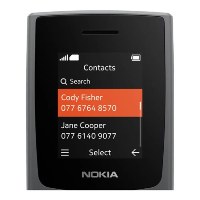 Nokia 105 Dual SIM SIM Free Mobile Phone, Black