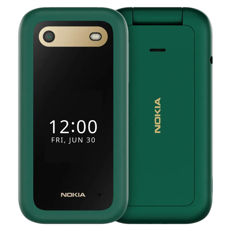 Nokia 2660 32GB Flip Phone in Lush Green 1GF011IPJ1A05