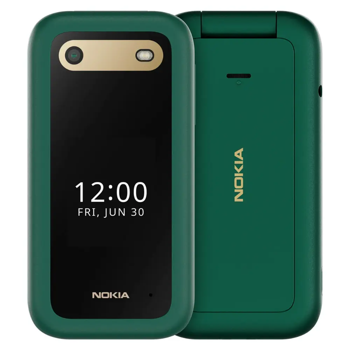 Nokia 2660 32GB Flip Phone in Lush Green 1GF011IPJ1A05
