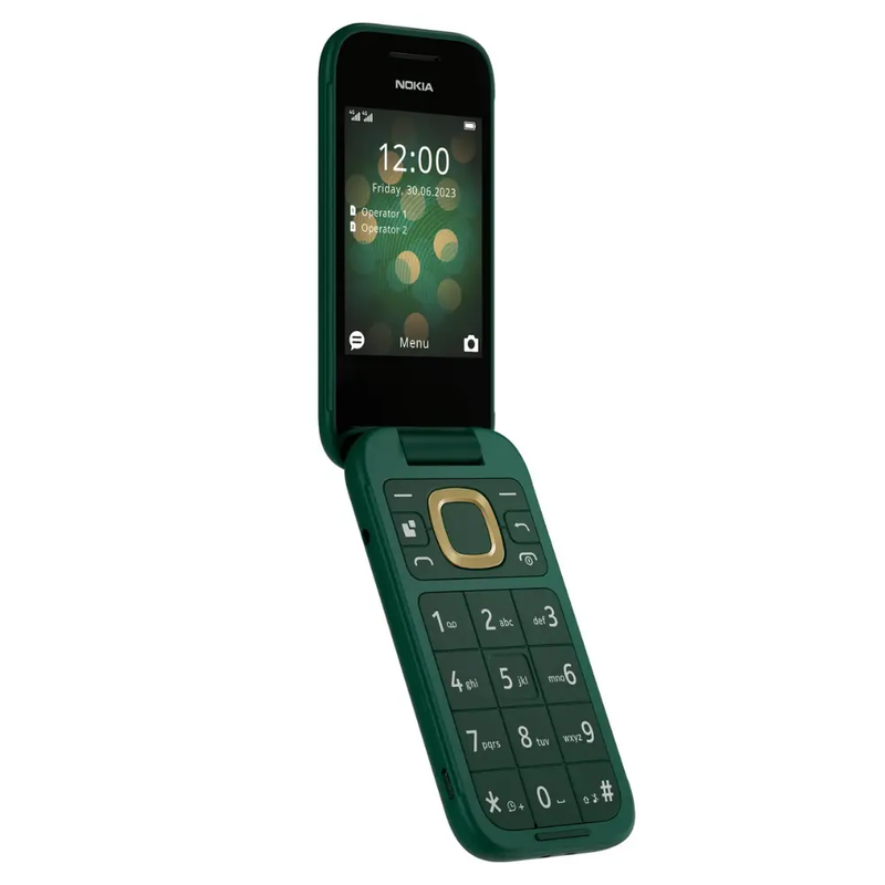 Nokia 2660 32GB Flip Phone in Lush Green 1GF011IPJ1A05