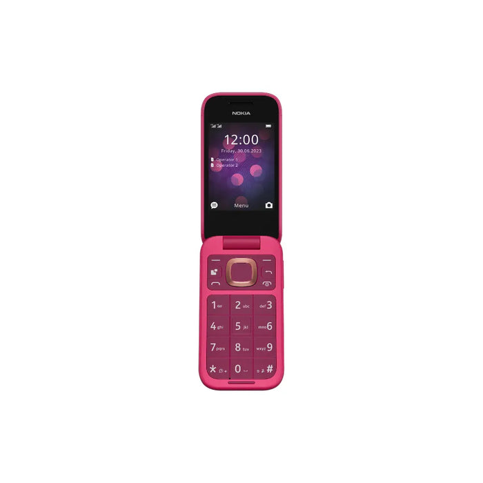 Nokia 2660 32GB Flip Phone in Pop Pink