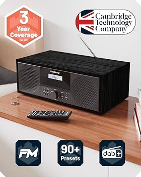 OAKCASTLE DAB500 MUSIC SYSTEM BLACK Oakcastle