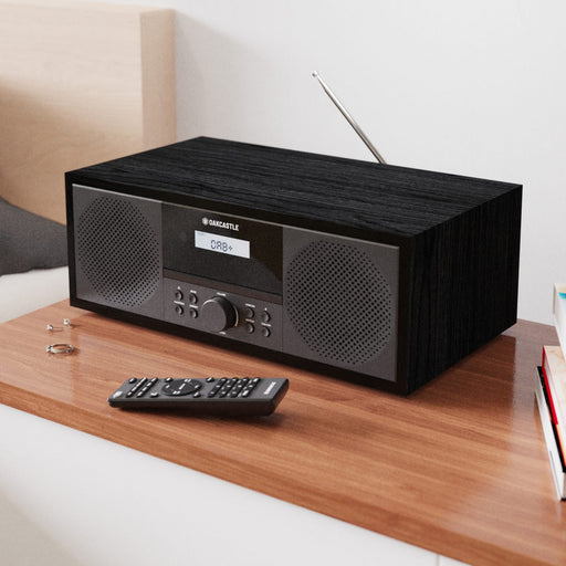 OAKCASTLE DAB500 MUSIC SYSTEM BLACK Oakcastle
