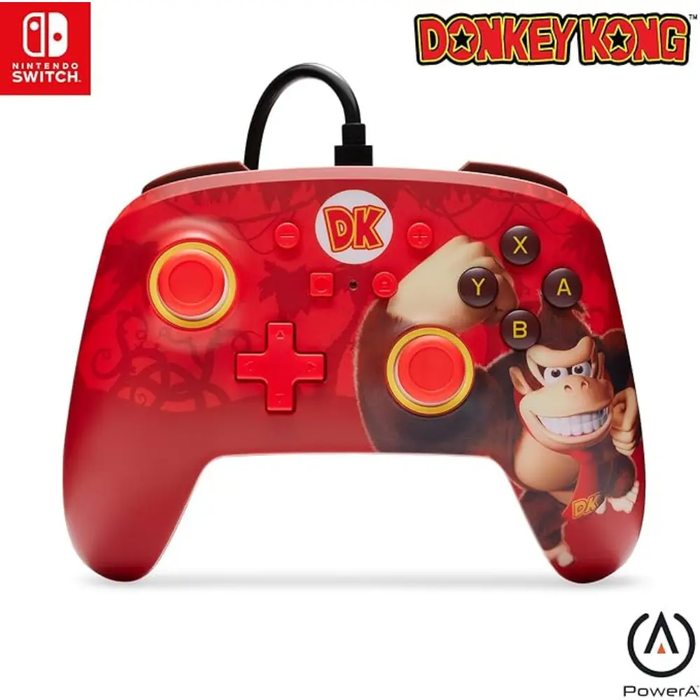 POWERA Enhanced Wired Controller for Nintendo Switch - Donkey Kong Flex