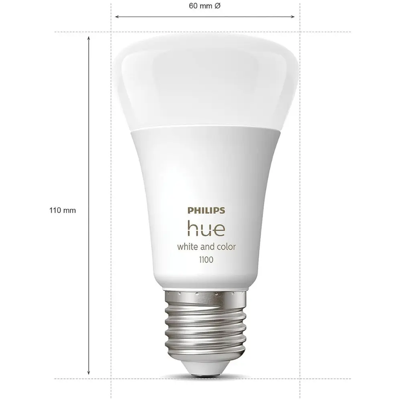 Philips Hue - Startkit 2xE27 + Bridge & Dimmer - White & Color Ambiance