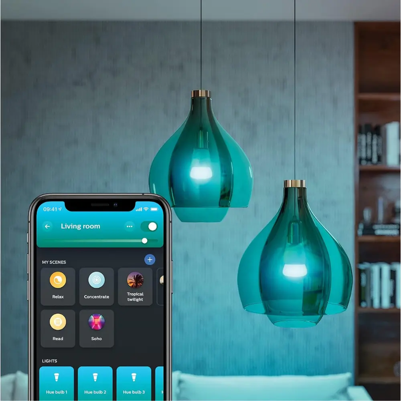 Philips Hue - Startkit 2xE27 + Bridge & Dimmer - White & Color Ambiance