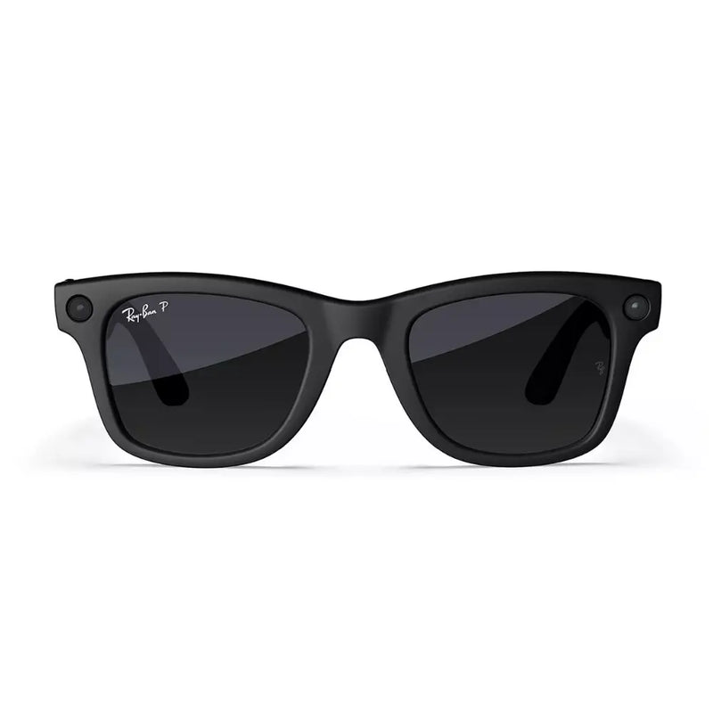 RAY-BAN META WAYFARER MATTE BLACK POLARISED