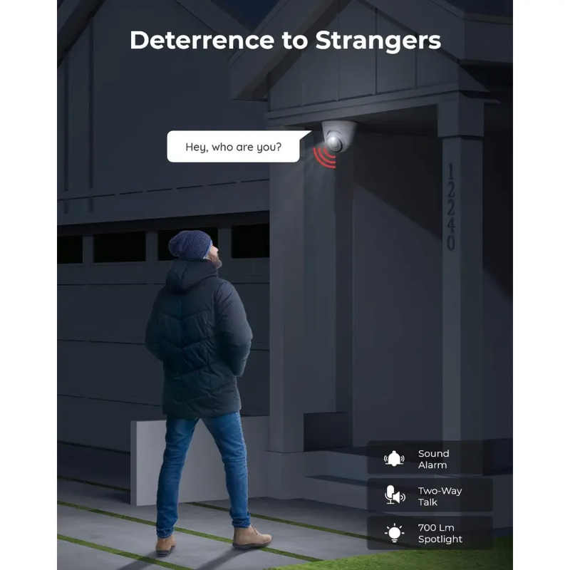 REOLINK 4K ARGUS PT ULTRA 360 AI BATTER