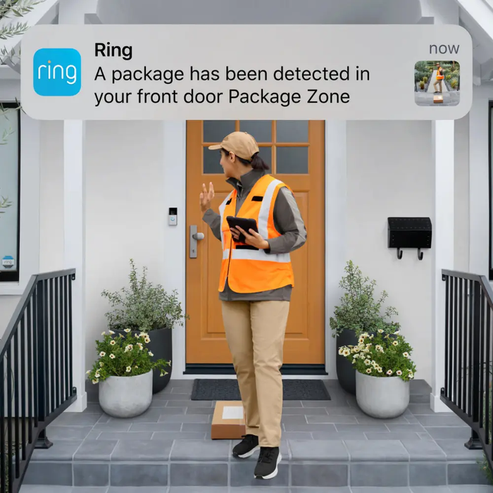 RING Battery Video Doorbell Plus with Chime Pro