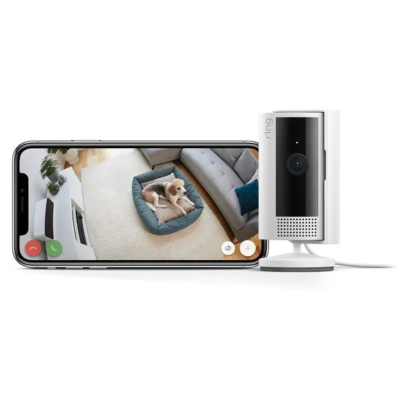 RING IP SECURITY CAMERA INDOOR 1080P SMART WHITE
