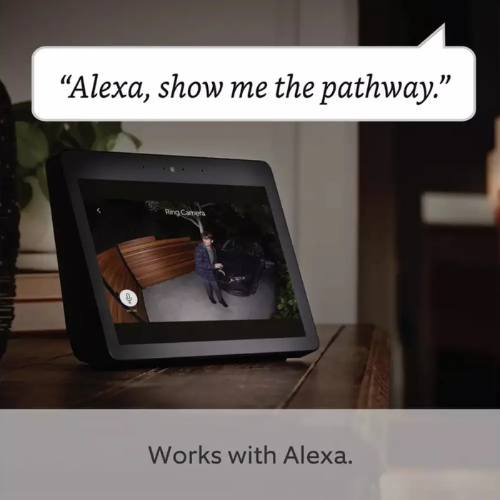 RING SPOTLIGHT CAM PLUS BATTERY - WHITE