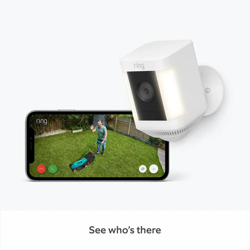 RING SPOTLIGHT CAM PLUS PLUG-IN OUTDOOR SECURITY