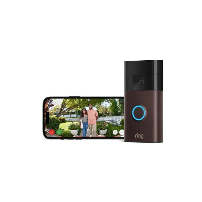 Ring Battery Video Doorbell (2024 release)| DIY Wireless Video Doorbell Camera I Head-To-Toe View, HD Video | Easy to install (5 min) | With Built-in Battery