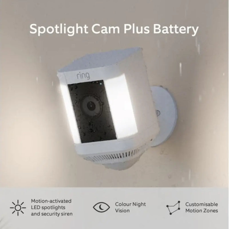 Ring Spotlight Cam Plus Battery Full HD 1080p WiFi Security Camera Digiland Outlet Store