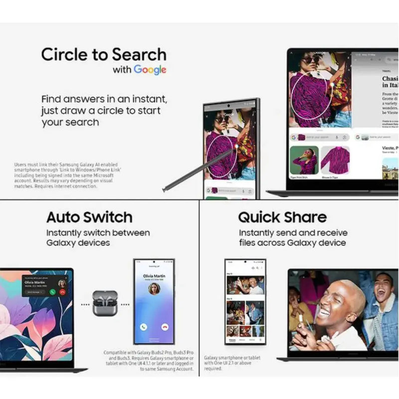 SAMSUNG Galaxy Book5 360 15.6" 2 in 1 Laptop, Copilot+ PC - Intel® Core™ Ultra 5, 512 GB SSD, Grey