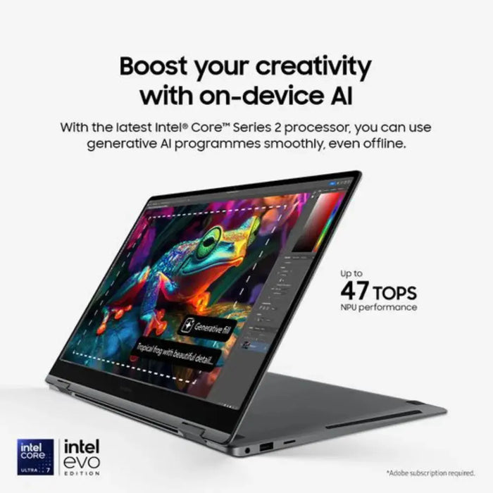 SAMSUNG Galaxy Book5 360 15.6" 2 in 1 Laptop, Copilot+ PC - Intel® Core™ Ultra 5, 512 GB SSD, Grey