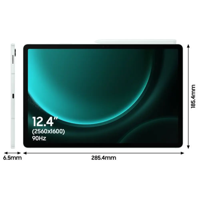 SAMSUNG Galaxy Tab S9 FE+ 12.4" Tablet - 256 GB, Mint