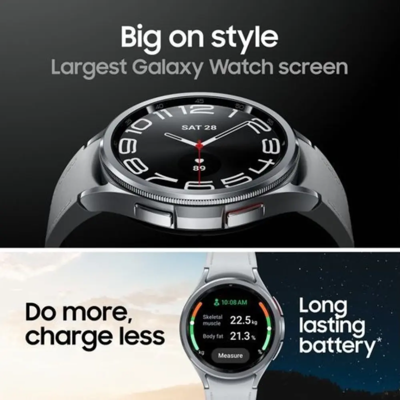 SAMSUNG Galaxy Watch6 Classic BT with Bixby - Black, 43 mm