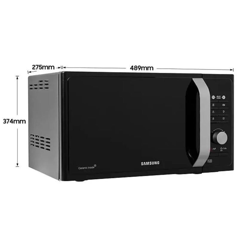 SAMSUNG Grill Microwave Oven, 23L MG23F301TAK/EC