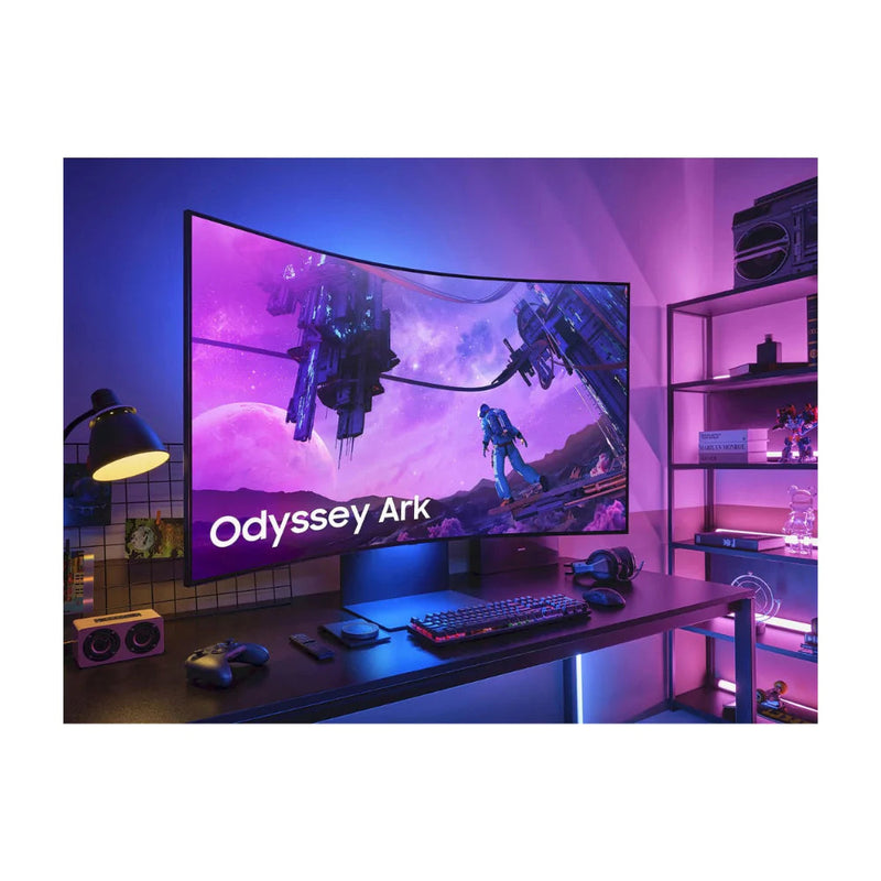 SAMSUNG LS55BG970NUXXU Odyssey Ark 4K Ultra HD 55" Curved Quantum Mini-LED Gaming Monitor Digiland Outlet Store