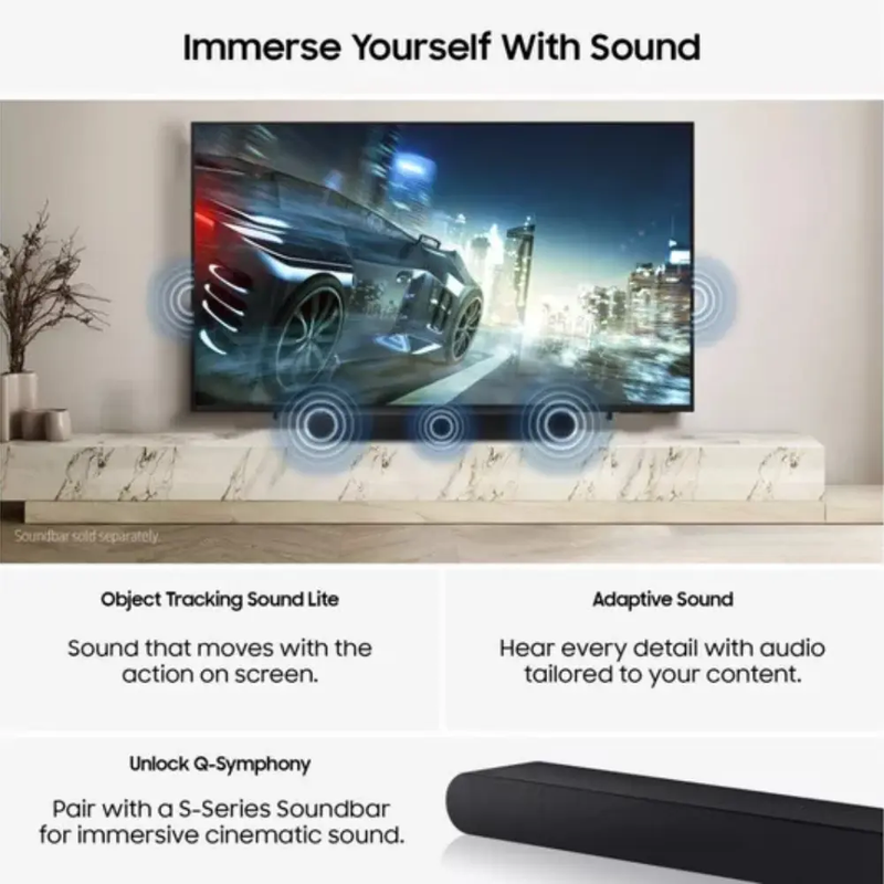 SAMSUNG Q7F5 55" QLED 4K Vision AI Smart TV 2025 - QE55Q7F5