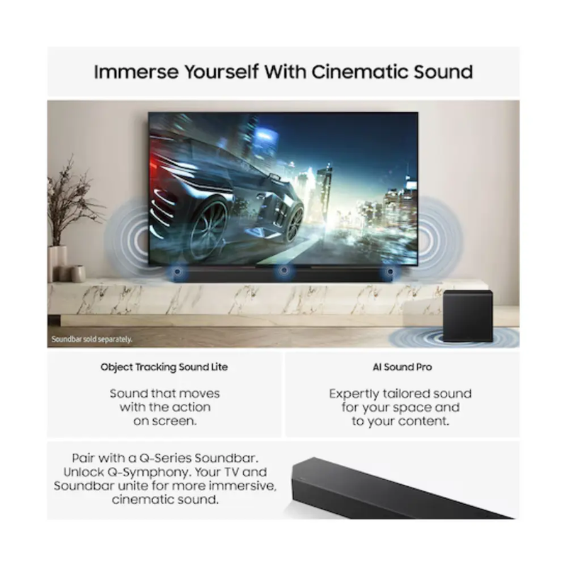 SAMSUNG QN70F 55" Neo QLED 4K Mini LED Vision AI Smart TV 2025 - QE55QN70F