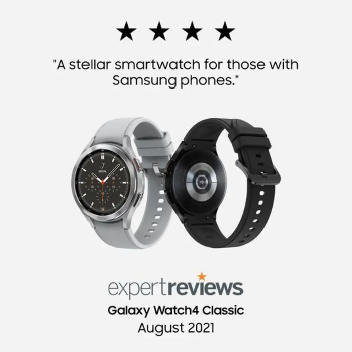 SAMSUNG SM-R890NZKAEUA Galaxy Watch4 Classic BT with Bixby & Google Assistant - Black, 46 mm