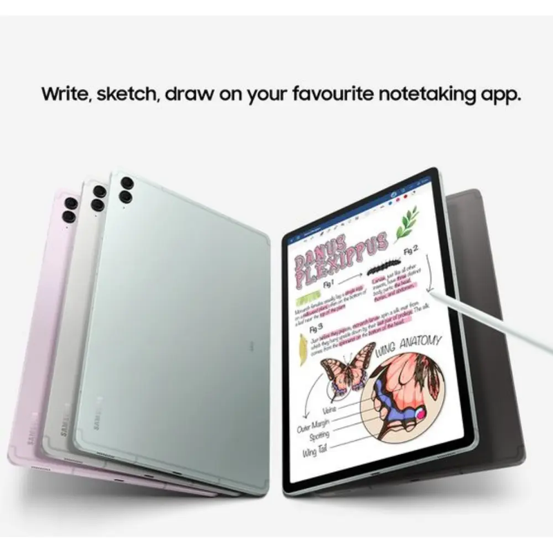 SAMSUNG SM-X610NZSAEUB Galaxy Tab S9 FE+ 12.4" Tablet - 128 GB, Silver